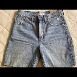 NWT Madewell Denim Shorts